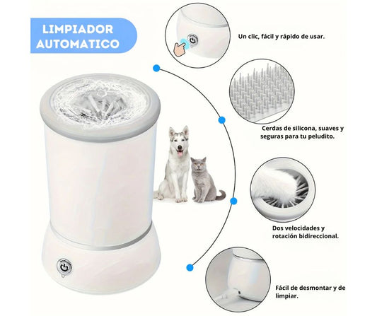 🐾Limpiador Automático de Patas: ¡Tu Solución Rápida y Eficaz para un Hogar Limpio! 🐾